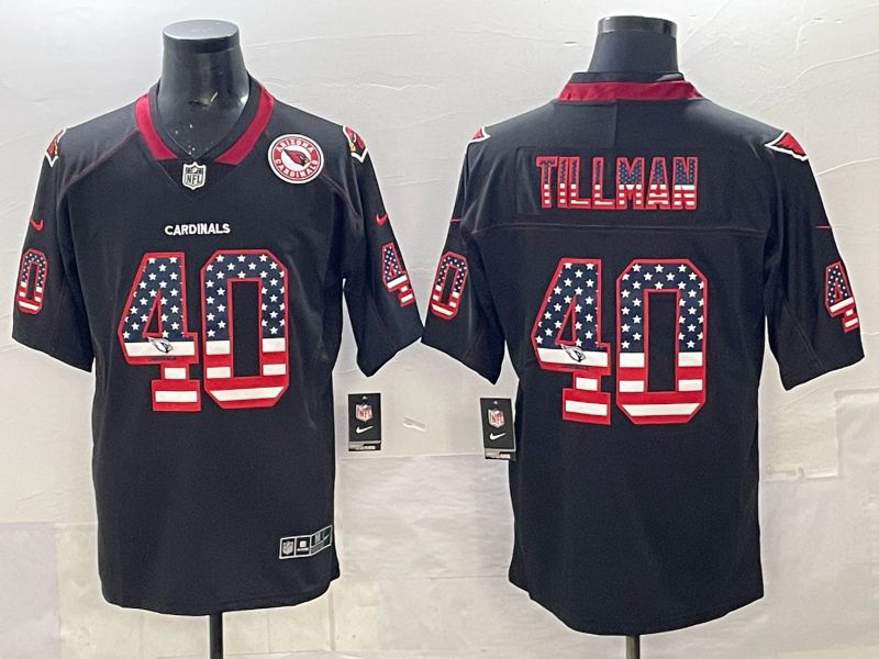 Men Arizona Cardinals #40 Tillman black 2025 Nike Limited NFL Jersey 01->arizona cardinals->NFL Jersey